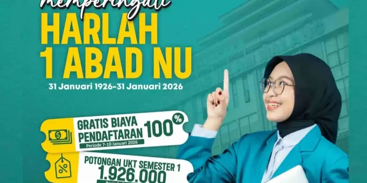 Rayakan Harlah 1 Abad NU, Unisma Gratiskan Pendaftaran dan Beri Potongan UKT Calon Mahasiswa